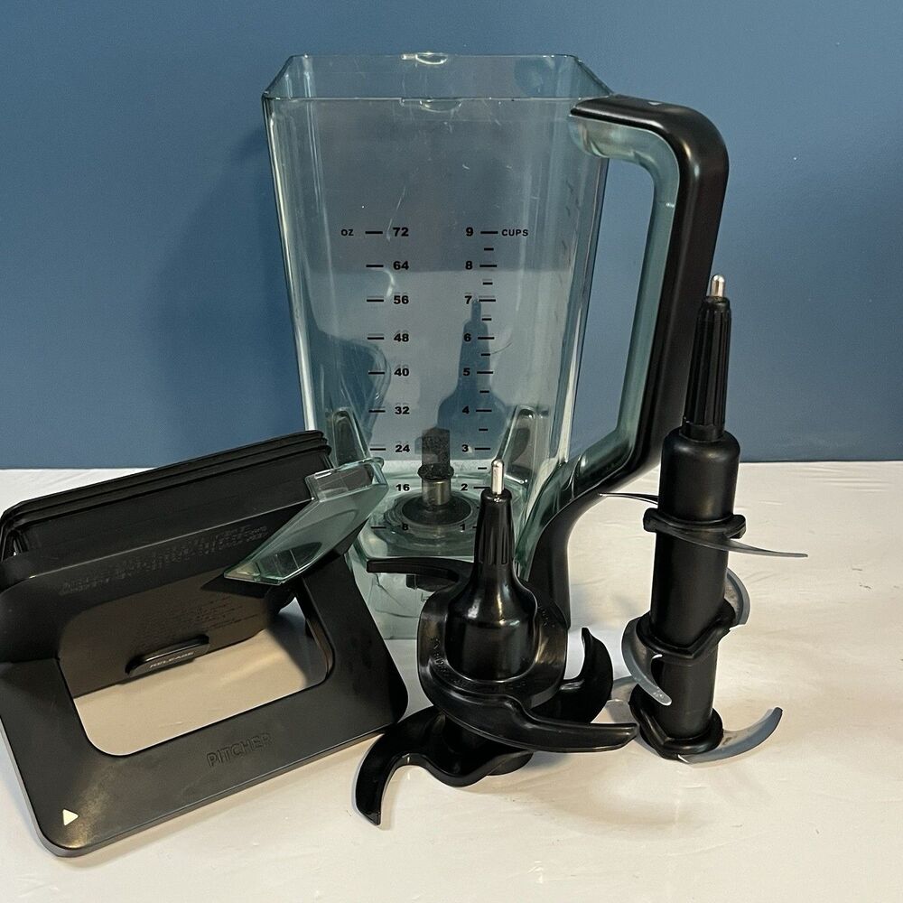 Ninja 72 oz XL Replacement Pitcher with Locking Lid and Stacked Blade Assembly